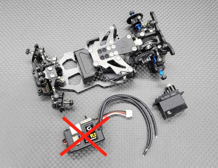 GLD-Drift-2WD-Chassis-2022-NES GL-Racing | GLD-001-KSET | GLD 1/28 2WD Chassis - W/O RX