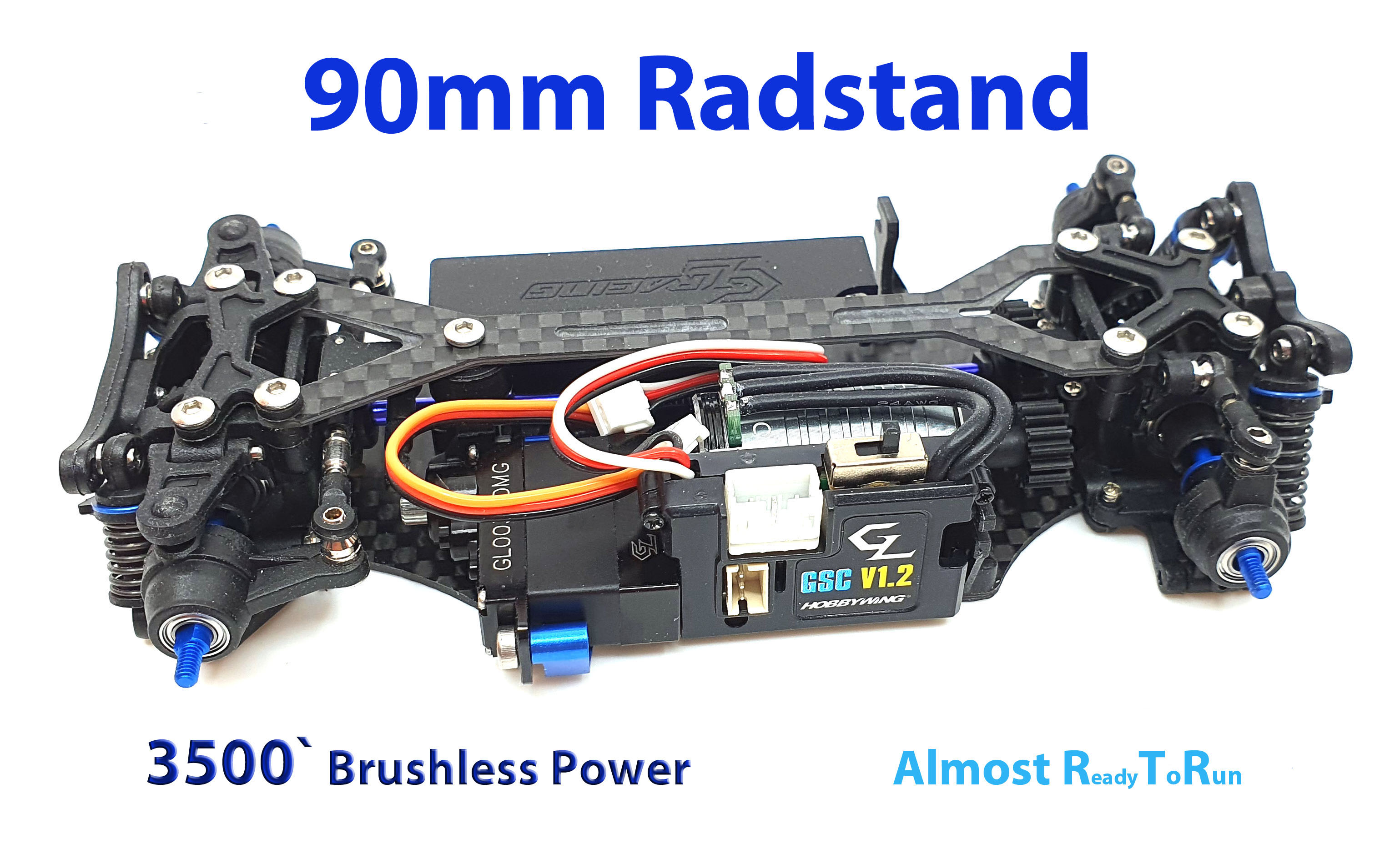 GLA-V2.1 1/27 4WD Chassis (Almost Ready to Run) - 90MM-RTR-3500