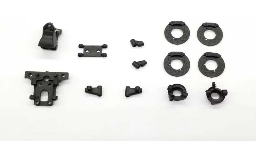 GL-Racing | GLD-S-001 | GLD front bulkhead,steering knuckles & parts set | Drift