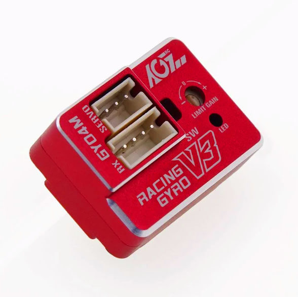 GY04M-V3-red GL-Racing | AGFrc GY04M | Red | Gyro set for 1/28 Drift Car| Ersatzteile | Drift