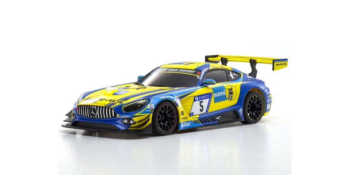 GL-Racing | MZP247BLY |GLR Karosserie | Autoscale Mini-Z Mercedes AMG GT3 24h Nurburgring No5 2018 (W-MM)