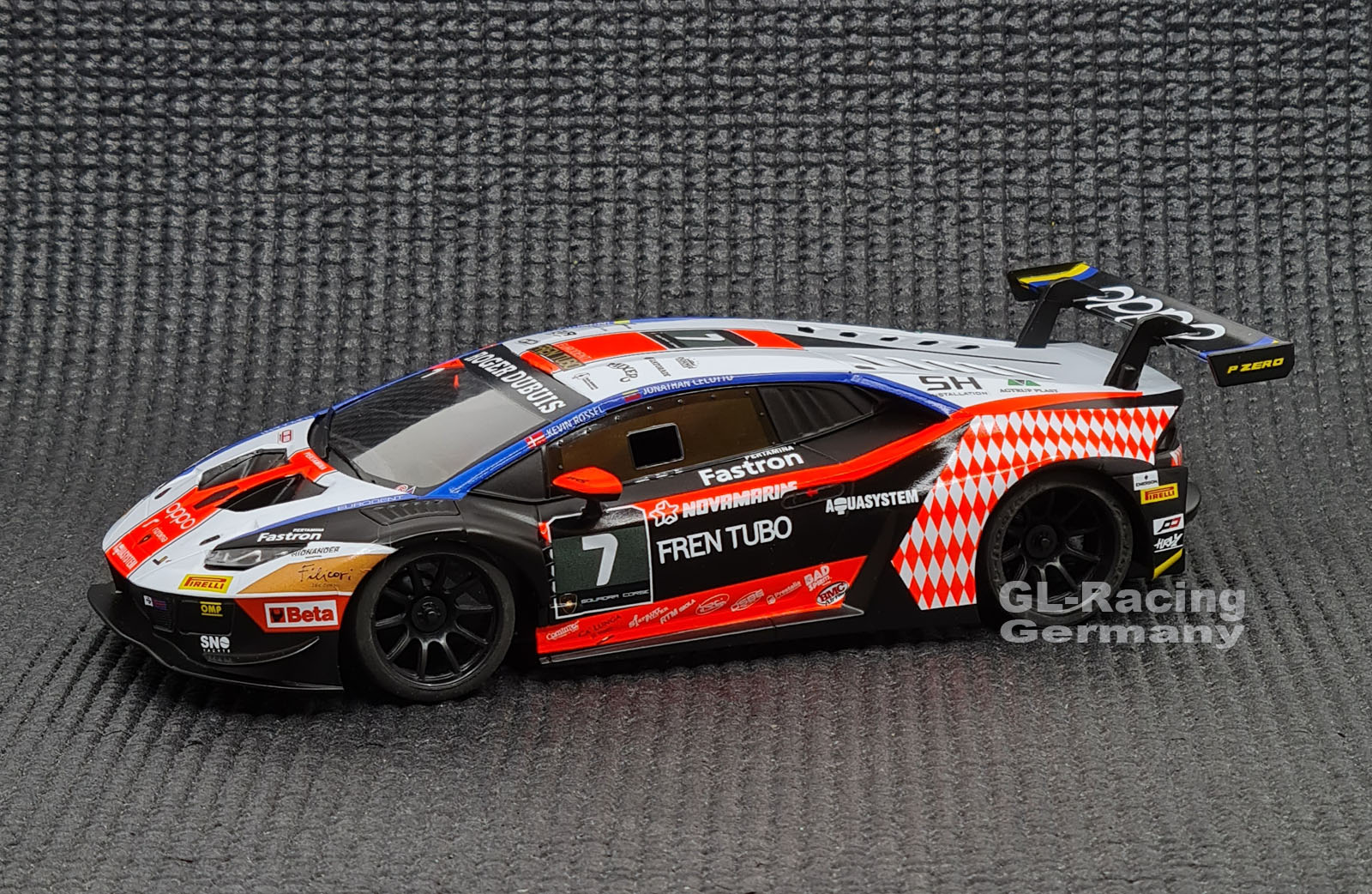 GL-Racing | GL-LBO-GT3-009|  Lamborghini GT3 Body Black/Orange