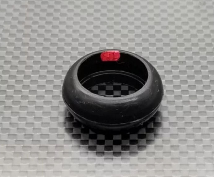 GL-RIDER-007 GL-Rider Front Silicone Tire (Red~soft)