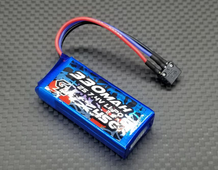 2S 360mAh Lipo battery pack with GL connector