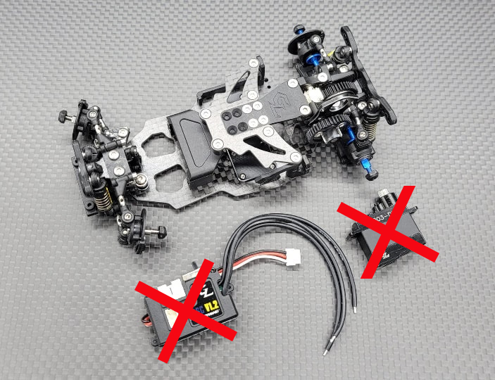 GL-Racing | GL-Drift-2022-NEL | GLD 1/28 2WD Chassis NES - W/O RX, ESC, SERVO | Drift