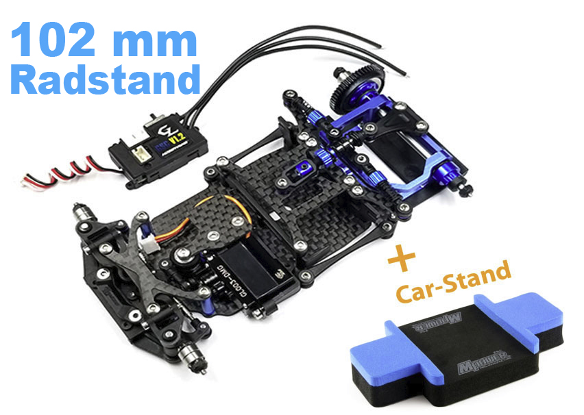 GL-Racing | GLR-LM-KSET | Chassis | GLR 1/27 RWD LM CHASSIS-W/O RX