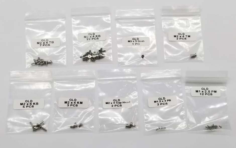 GL-Racing | GLD-S-026 | GLD Stainless steel screw set | Drift