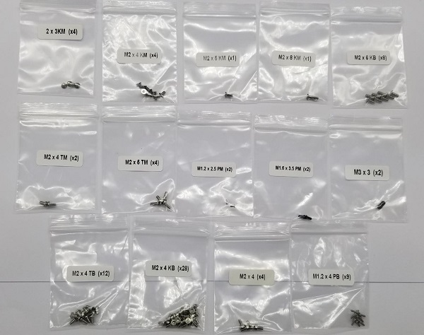 GL-Racing |GLF-S-033| GLF |GLF-1 STAINLESS STEEL SCREW SET| Zubehör