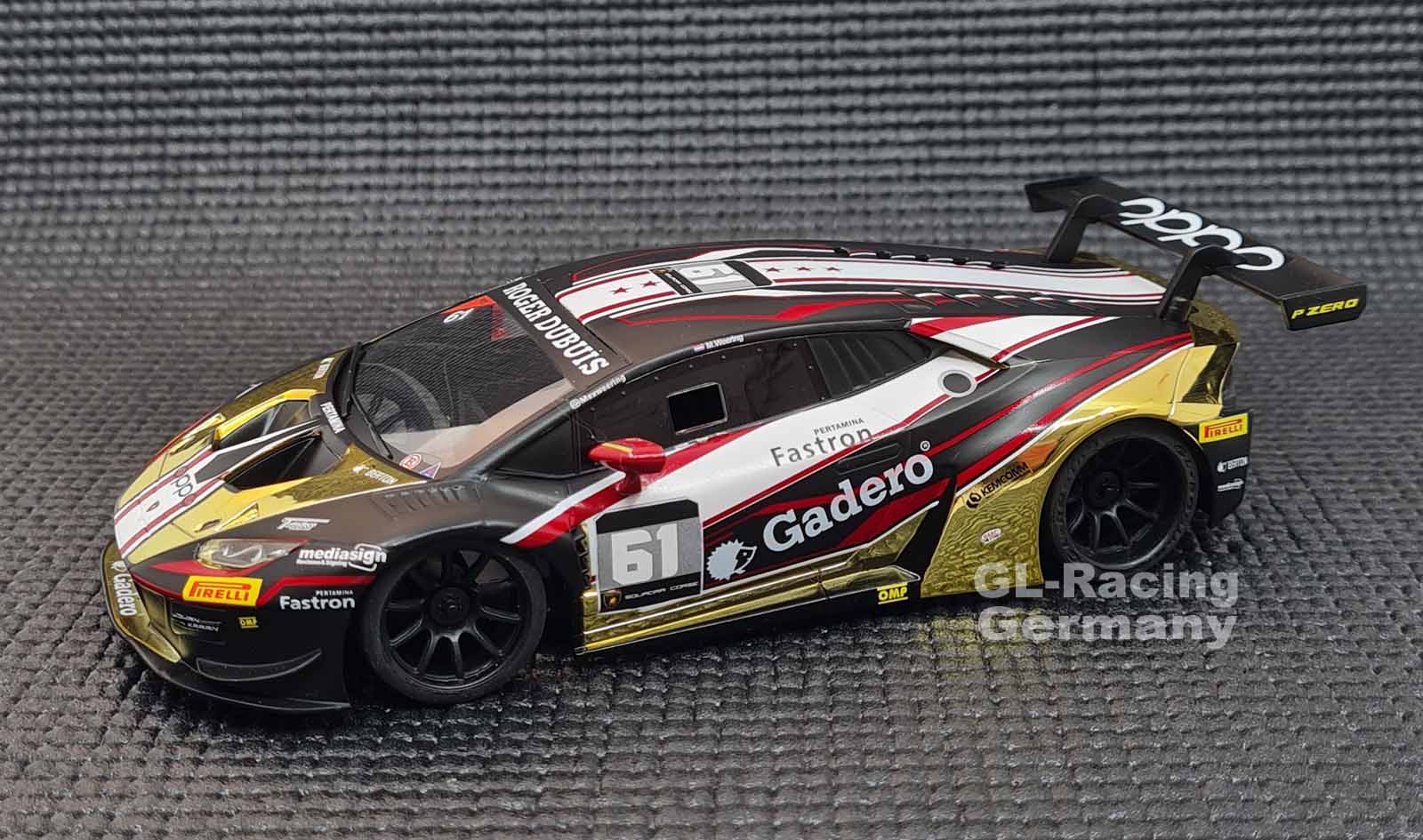 1/28 GL Lamborghini GT3 body-007 chrome gold 61