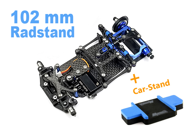 GL-Racing | GLR-001-LM-NES | Chassis | GLR-LM 1/27 RWD Chassis - (W/O RX,ESC)