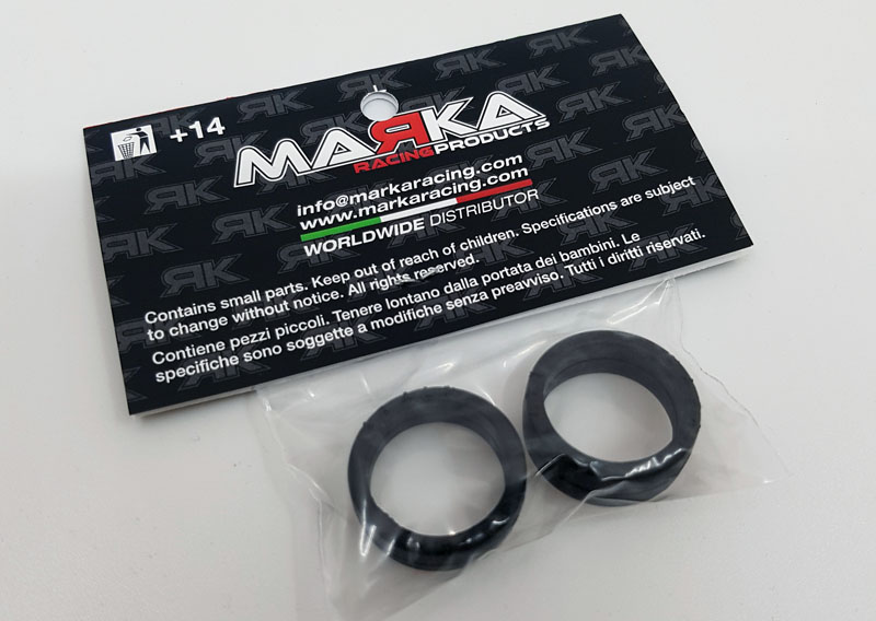 Marka-Racing | MZR-V1R05 | Marka V1 Mini-Z RCP Rubber Rear Tire 5°  | Marka Reifen