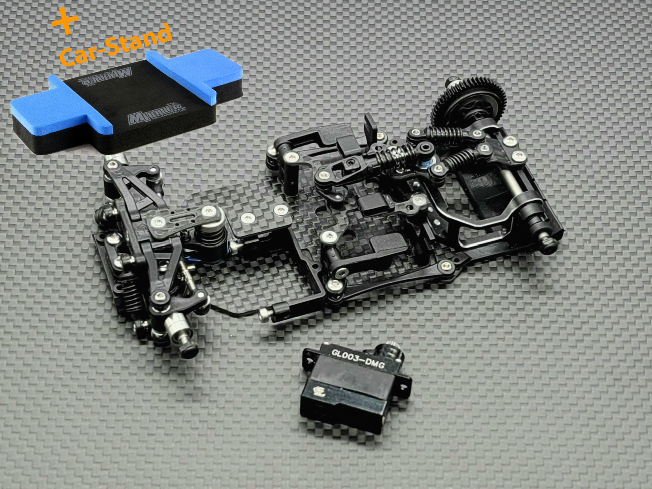 GL-Racing | GLR-GT-001-NES | Chassis | GLR 1/27 RWD Chassis - W/O RX,ESC | 