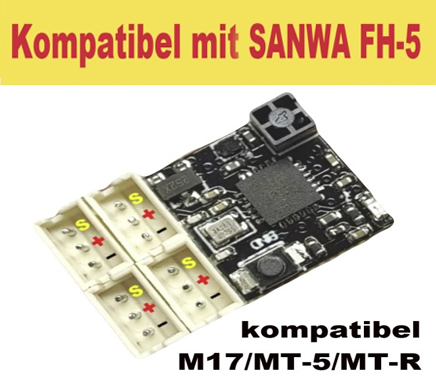 SANWA FH5 4CH TOWER ANTENNA NANO RECEIVER (DSK-701)