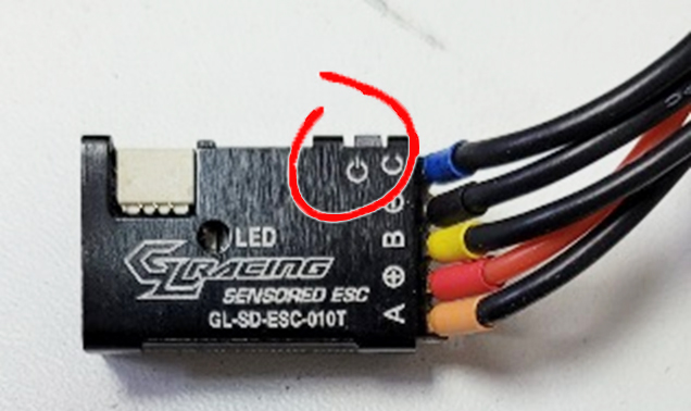 ESC Brushles Sensored GL-Racing with connector