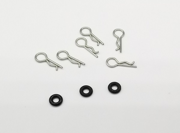 GL-Racing |GLF-S-022| GLF |GLF-1 BODY CLIP WITH ORING SET| Zubehör