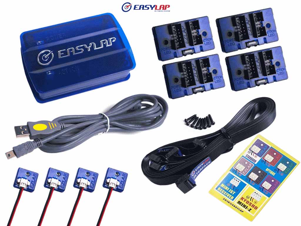 EZL02-2 EasyLap USB Digital Lap Counter mit 4 Transpondern