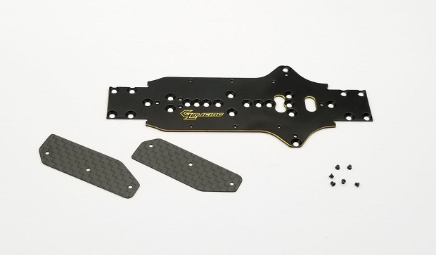 GL-Racing | GLA-V2-046 | GLA-V2 Narrow Brass Chassis | Ersatzteile