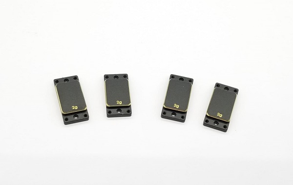 GLF-OP-014 Brass Left/Right plates - (2.0g x 4pcs)
