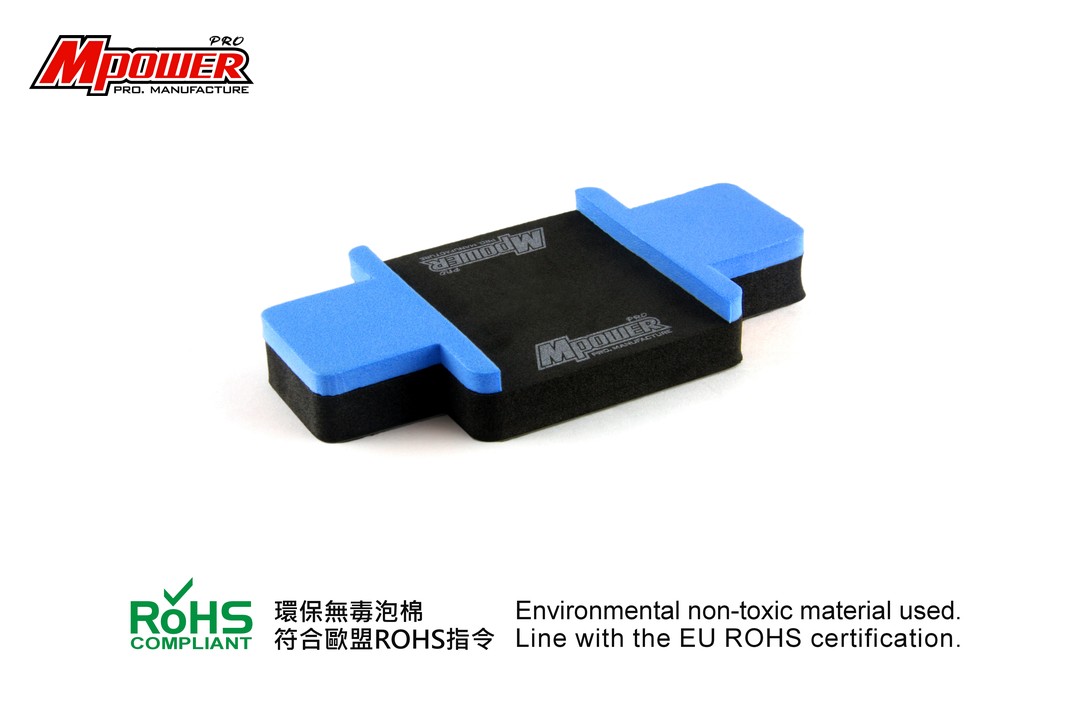 P1004CK-Car-Stand-Cyan-Black-1-_wl Foam Car Stand Cyan