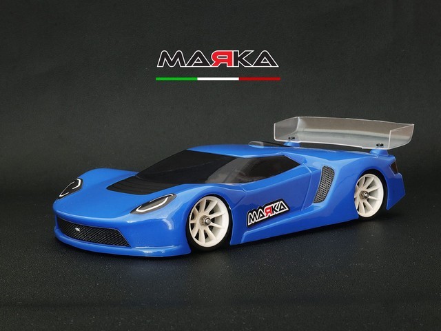 MRK-8044-05 Marka Racing | Marka Racing Mini-Z RK-MK4 Racing Lexan Body Kit (98mm W/B) - Light Weight