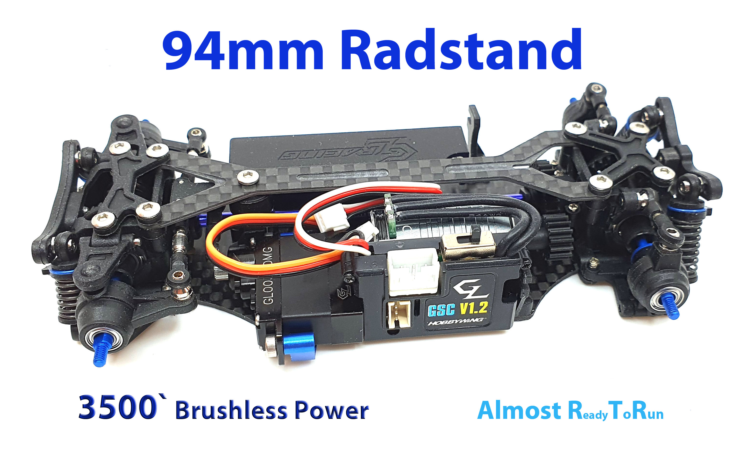 GLA-V2.1 1/27 4WD Chassis (Almost Ready to Run) - 94MM-RTR-3500