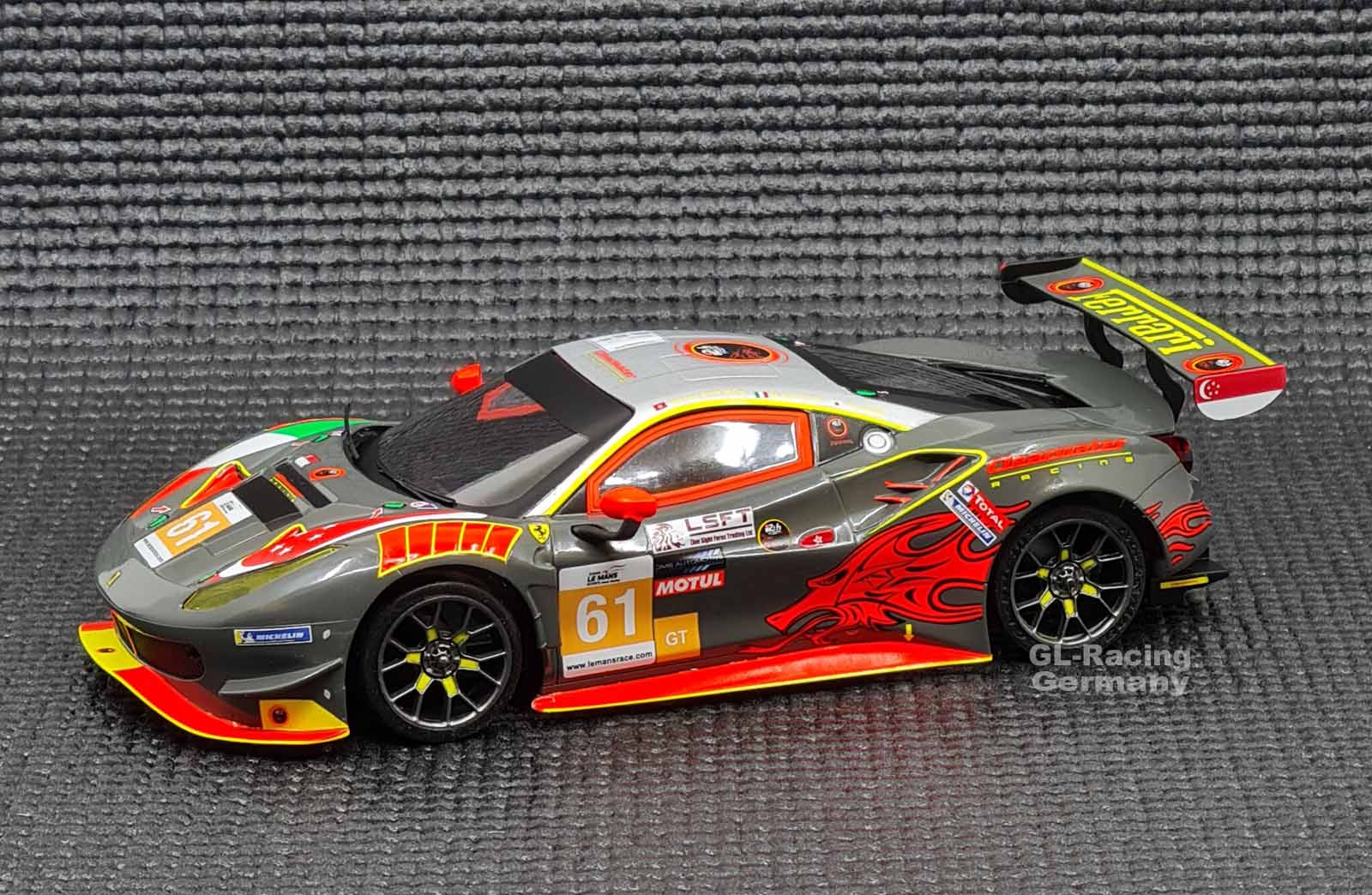 GL-Racing | GL-488-GT3-007 |  Lamborghini GT3 Body Grey/Orange