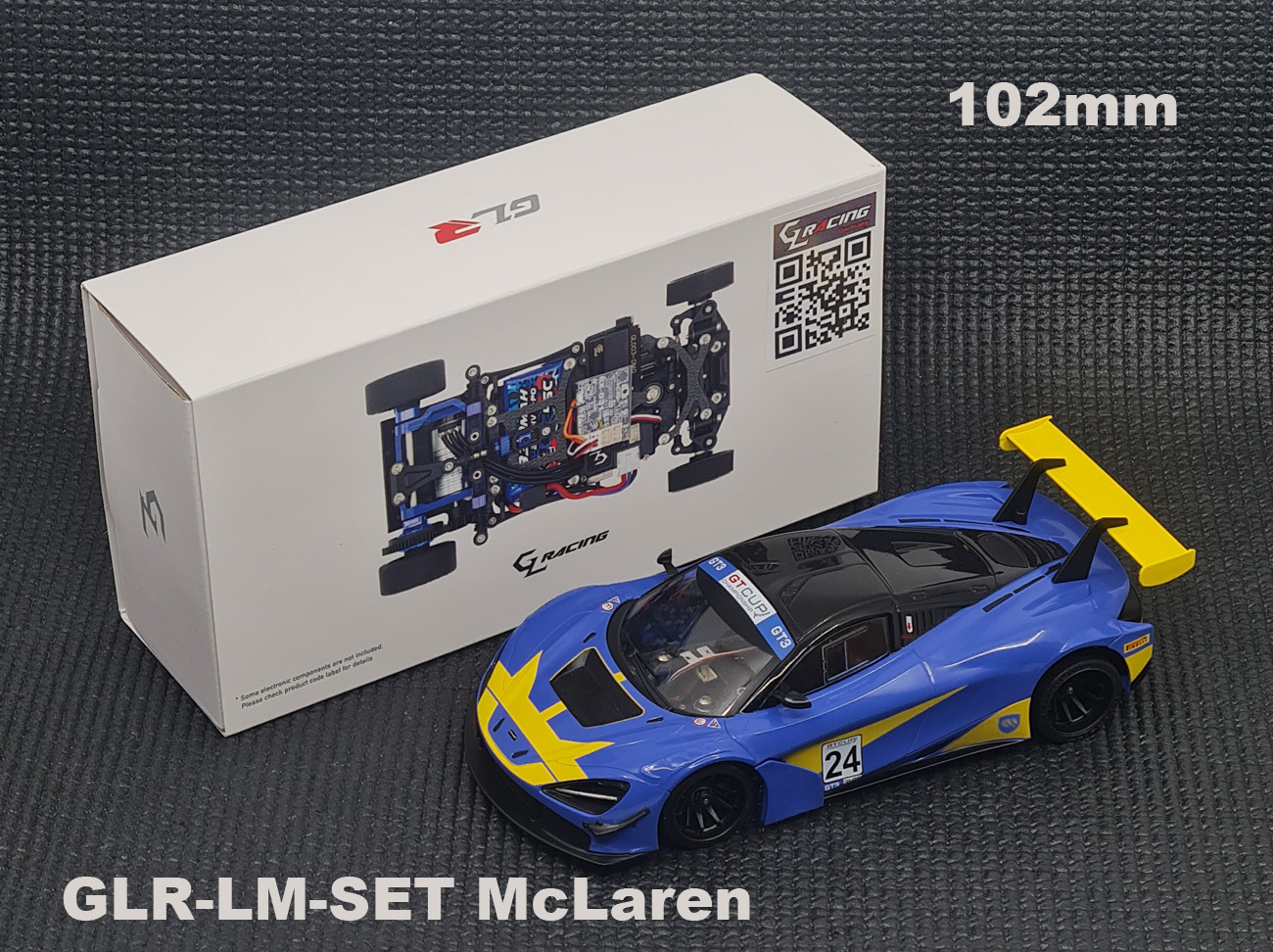 GLR-001-LM-McLaren-102 GL-Racing | GLR-LM-SET McLaren - (W/O RX,ESC) | Chassis | GLR-001-LM-McLaren