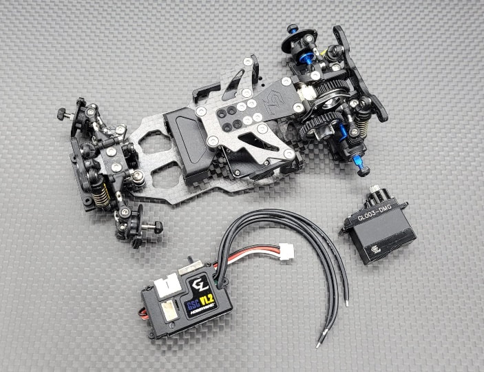 GL-Racing | GLD-001-KSET | GLD 1/28 2WD Chassis - W/O RX
