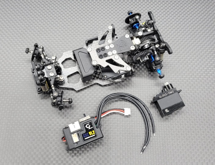 GLD-Drift-2WD-Chassis-2022_1 GL-Racing | GLD-001-KSET | GLD 1/28 2WD Chassis - W/O RX