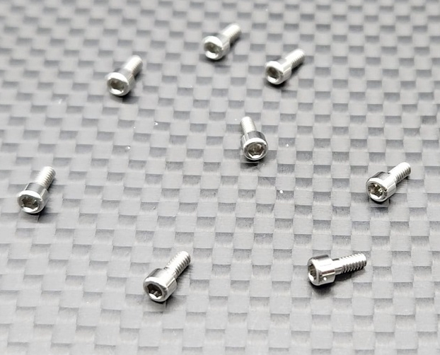 GL-Racing | GL-GTR-OP-025 | GL-GTR Ultra hard CNC screw set (For GTR) M1.6*4 | GL-GTR