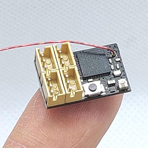 DASMIKRO 4 Chanel Micro Receiver for Sanwa FHSS3 and FHSS4 Compatibel