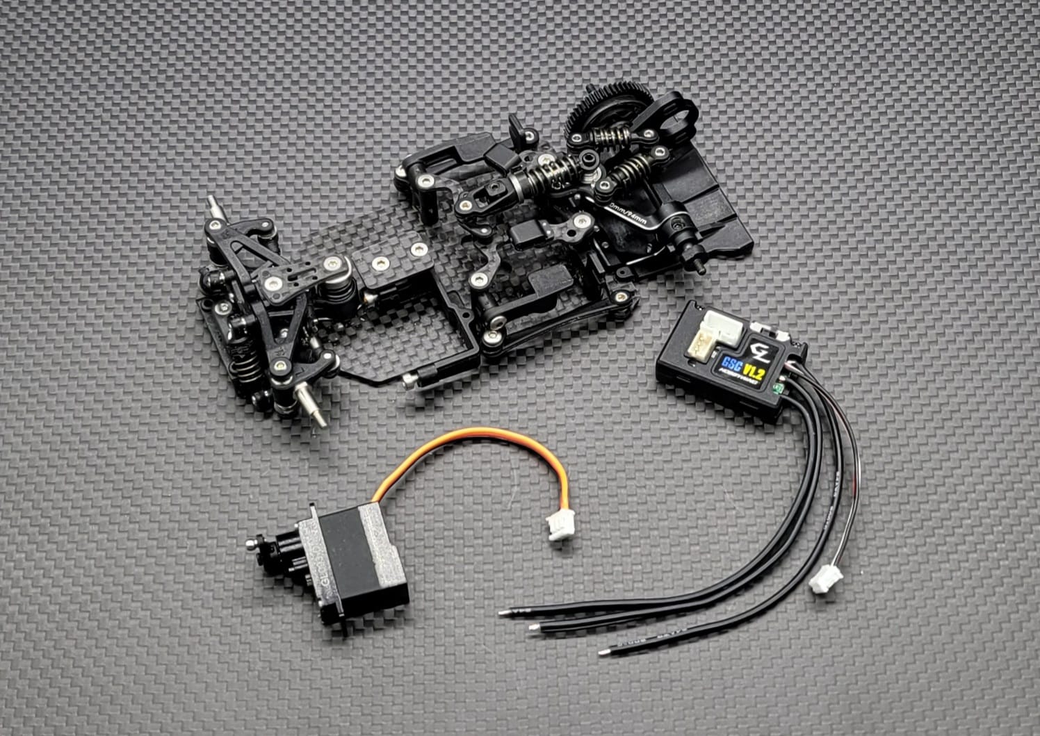 GL-Racing | GL-GT-001-KSET-90MM | Chassis | GLR-GT 1/28 RWD Chassis 90mm- W/O RX