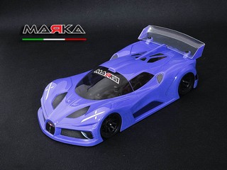 MRK-8040-07 Marka Racing | Mini-Z RK-BLD Racing Lexan Body Kit (98mm W/B) - Regular | #MRK-8040-07