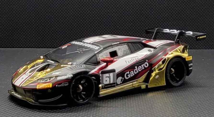 GL-Racing | GL-LBO-GT3-007| 1/28 GL Lamborghini GT3 body 007 chrome gold 61
