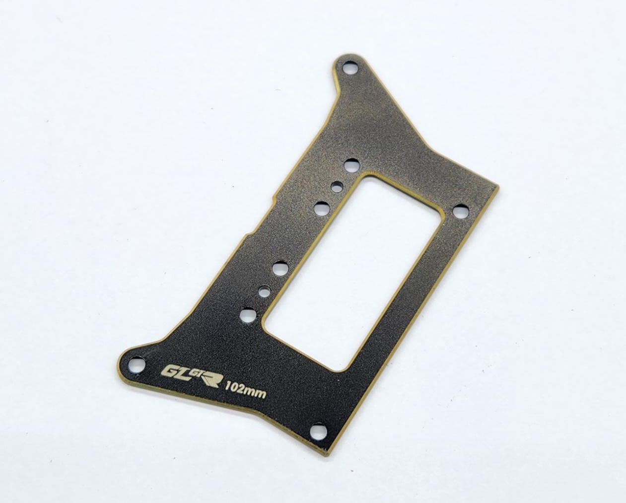 GL-GTR-OP-013 GL-Racing | GL-GTR-OP-013 | GL GTR Motor Mount Brass Plate (Rear 102mm)| GL-GTR